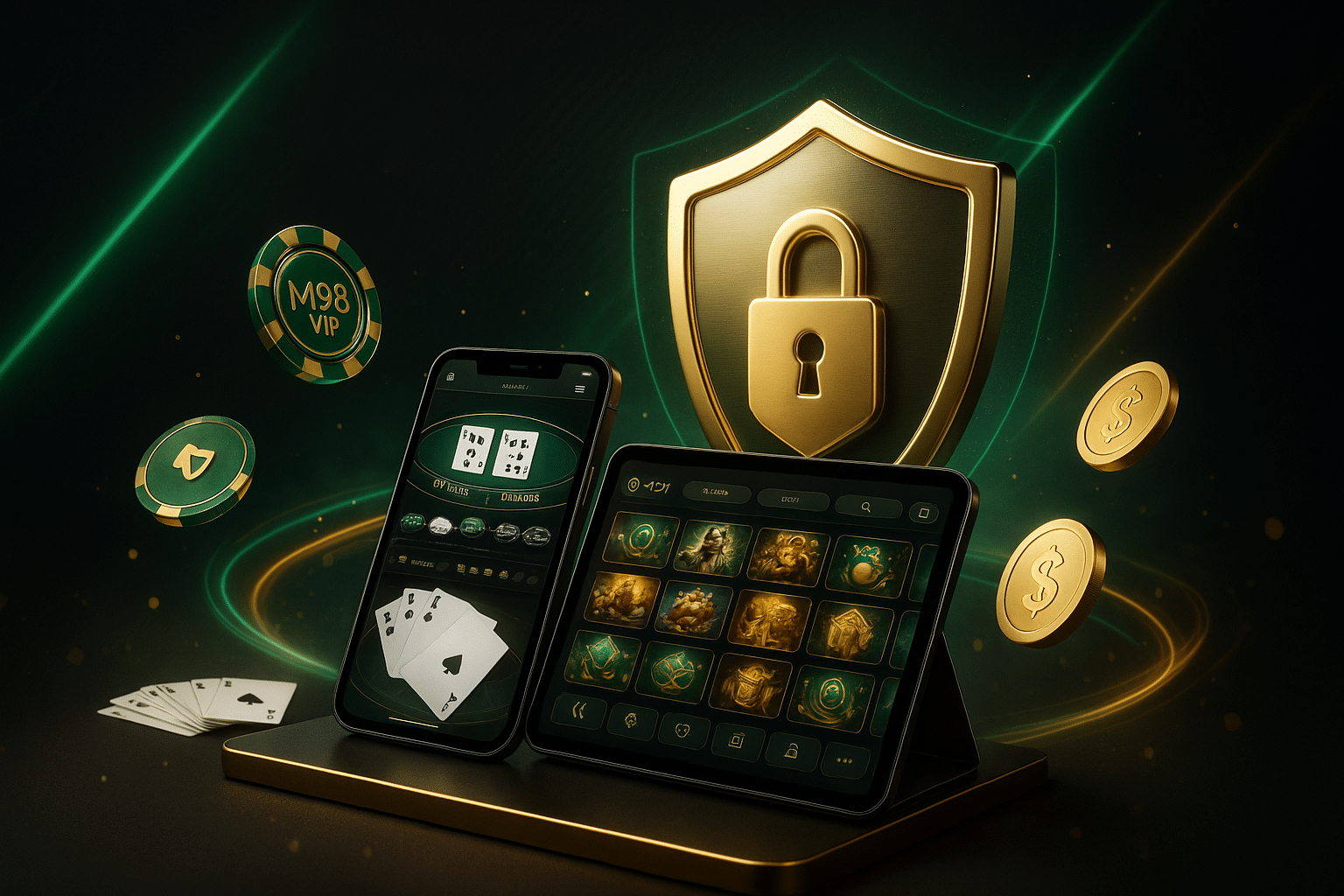 โปรโมชั่น M98VIP ฟรีเครดิต สำหรับคาสิโนออนไลน์ ระบบปลอดภัยและฝากถอนรวดเร็ว